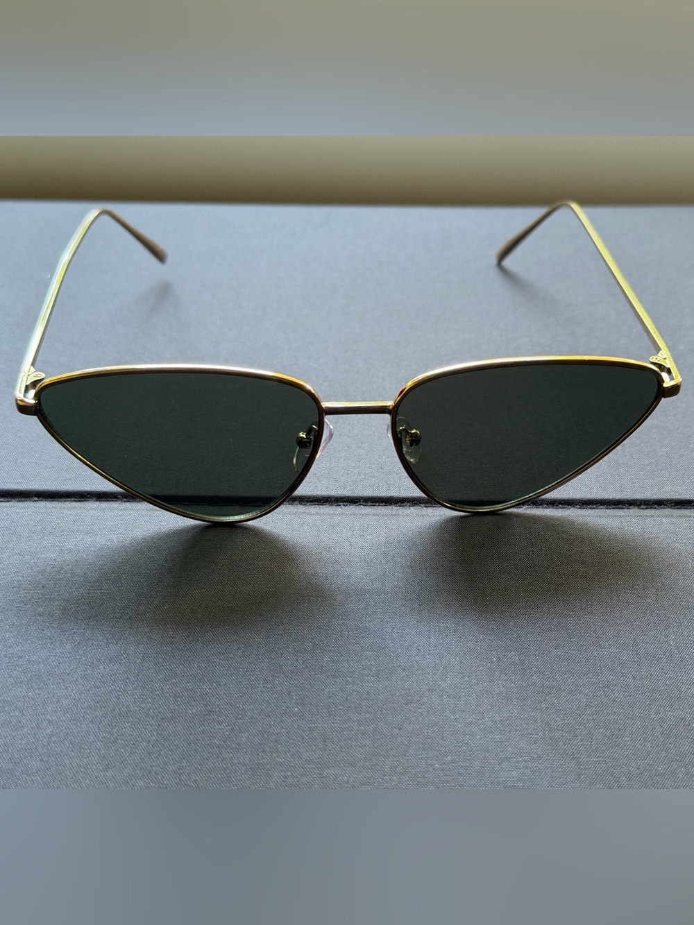 NEW - ASOS Gold Frame Cat-Eye Sunglasses